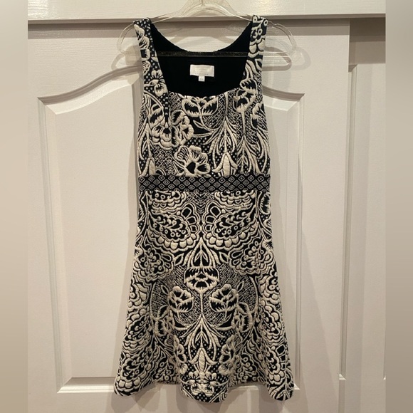 Anthropologie Ett Twa Valery Floral Jacquard Structured Knit Dress Size S - Picture 3 of 7